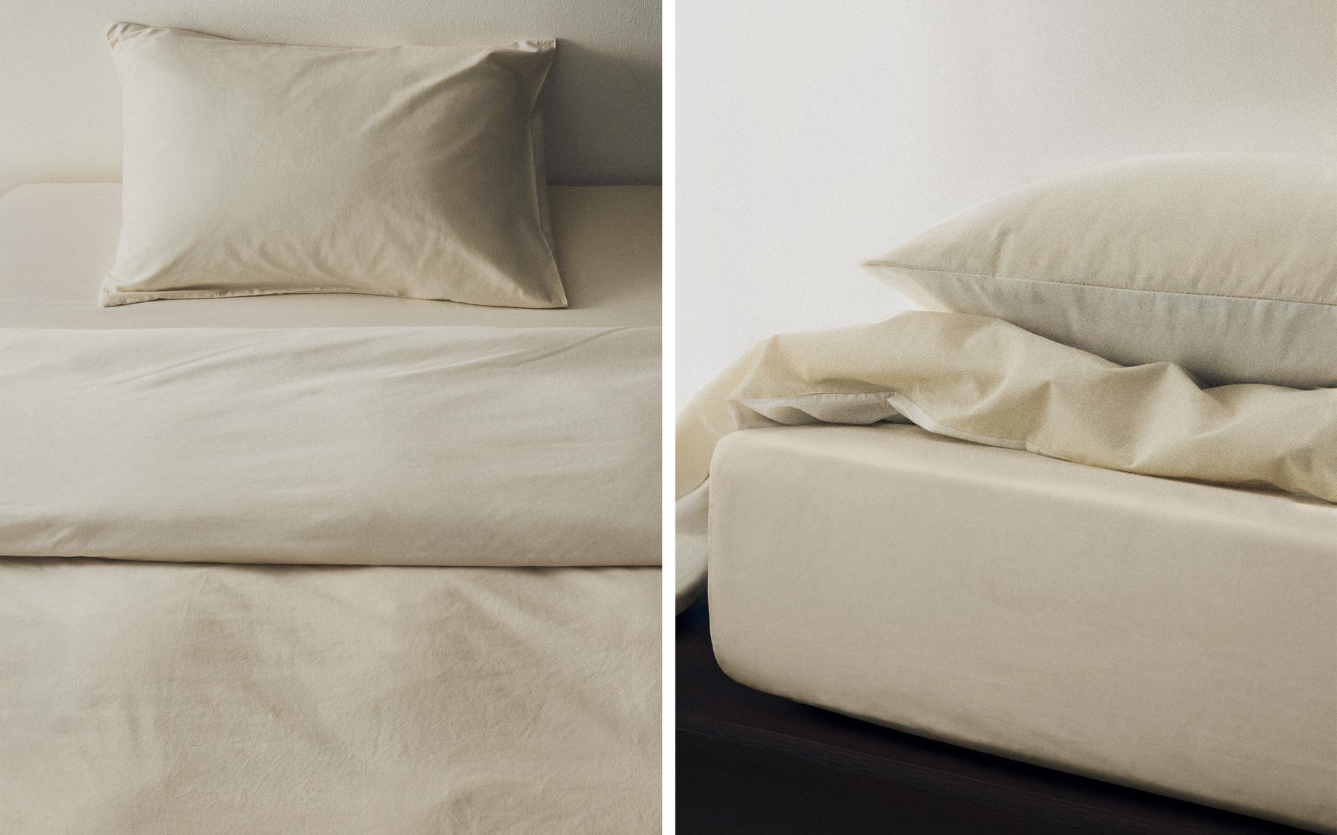 REVERSIBLE PERCALE BED LINEN SET (200 THREAD COUNT)