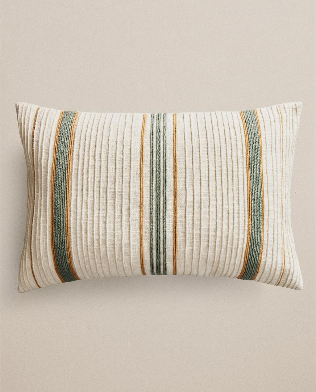 STRIPED CUSHION COVER