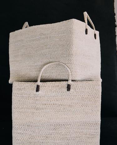 CESTA RECTANGULAR SEAGRASS