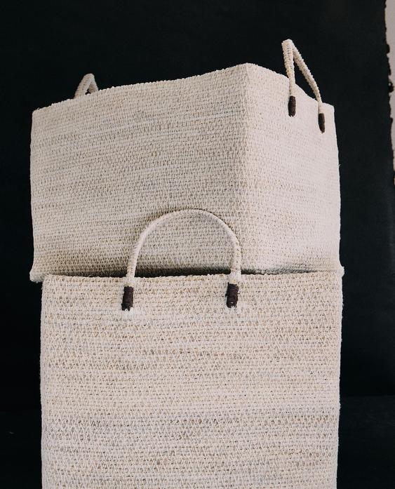 RECTANGULAR SEAGRASS BASKET
