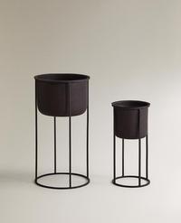 BLUMENTOPF METALL