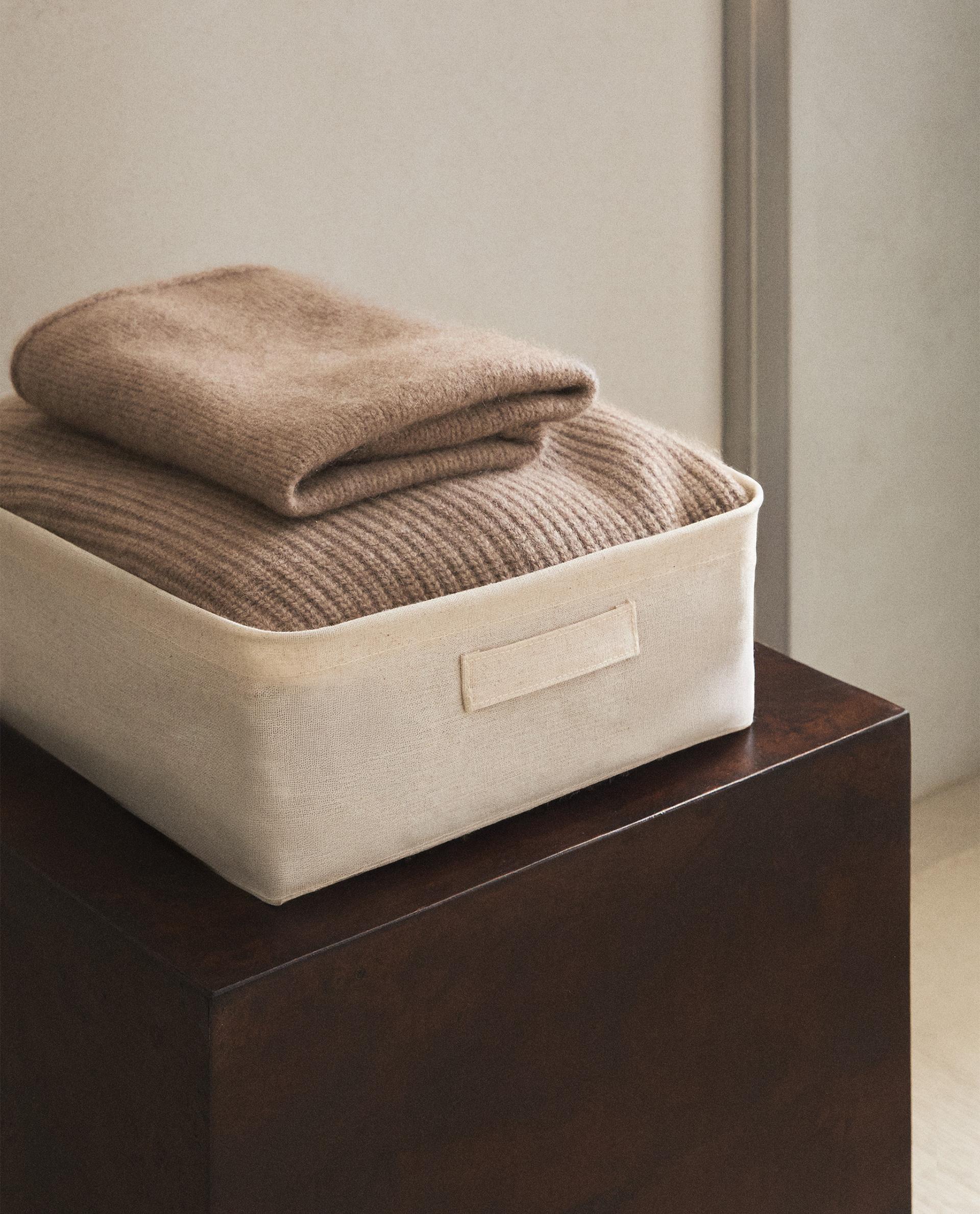 LINEN ORGANISER BASKET
