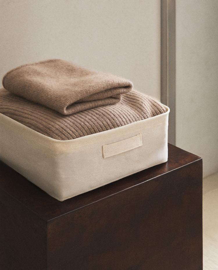 LINEN ORGANISER BASKET