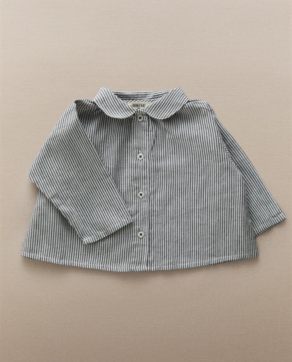 CAMISA BEBÊ LISTRADA