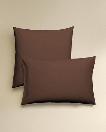 TAIE D’OREILLER PERCALE DE COTON (200 FILS)