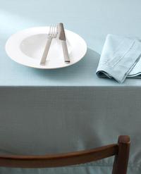 HEMSTITCHED COTTON TABLECLOTH