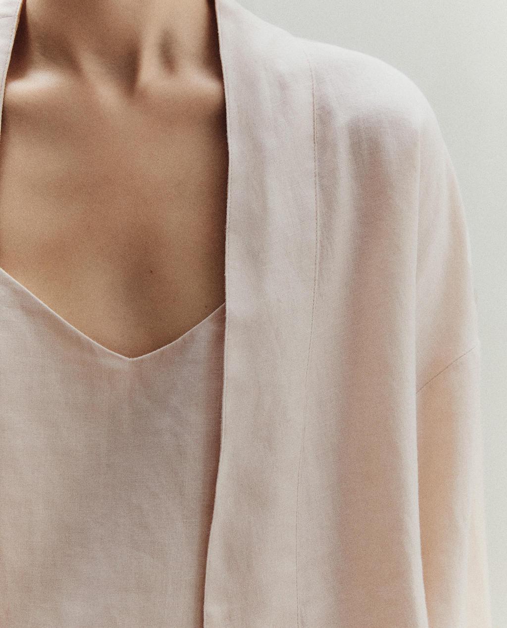 LINEN DRESSING GOWN