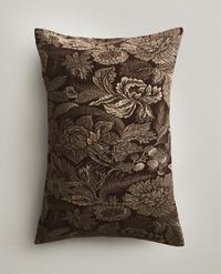 FLORAL JACQUARD CUSHION COVER