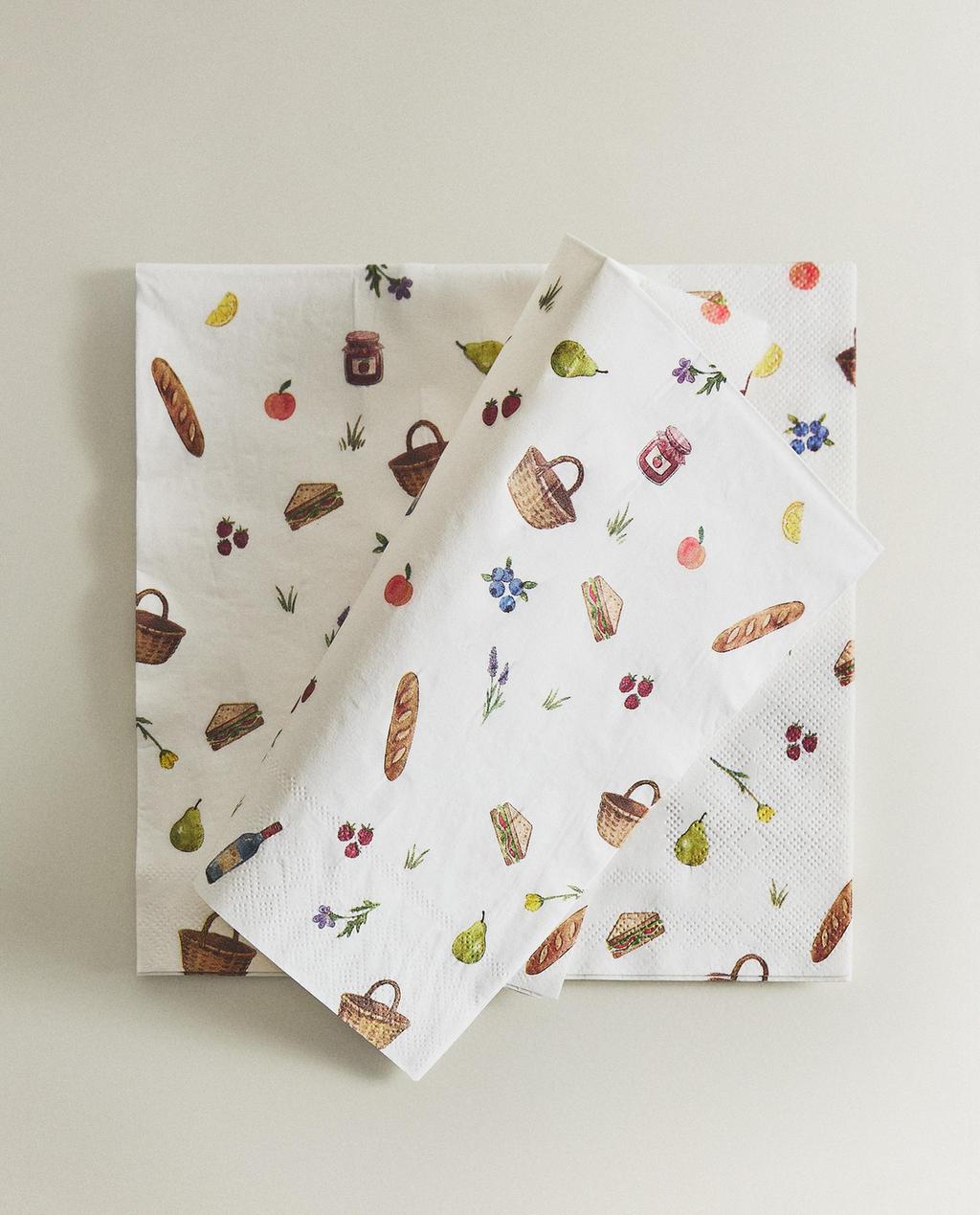 PACK OF PICNIC PAPER NAPKINS (PACK OF 20)
