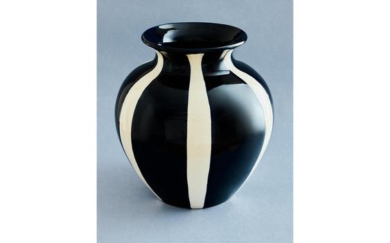 VASE DÉCORATIF EN CÉRAMIQUE ROND