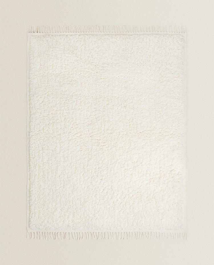 RECTANGULAR TEXTURED COTTON RUG