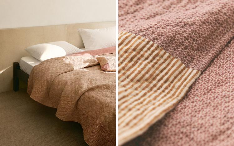 TAGEDECKE MIT KOMBINIERTEN PRINTS | KATHARINE POLE