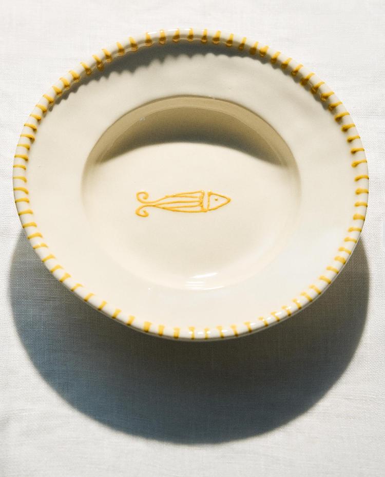 EARTHENWARE FISH BOWL