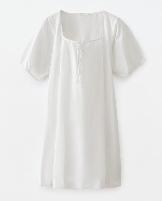 SHORT SLEEVE NIGHTGOWN