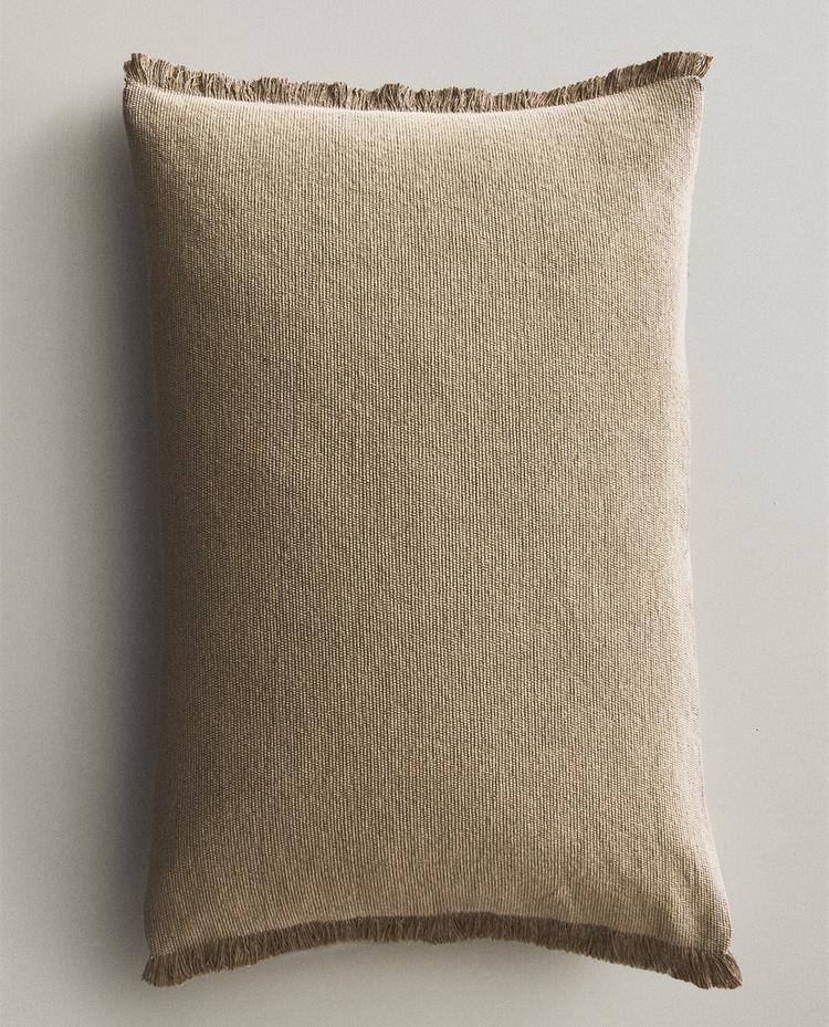 FRINGED CUSHION COVER