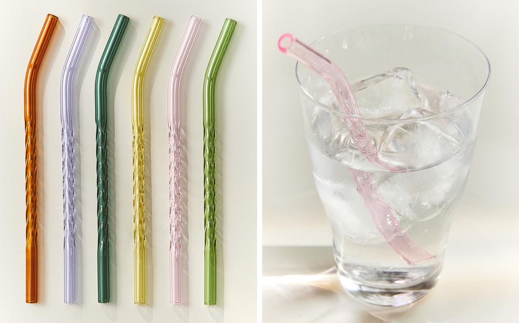CONFEZIONE CANNUCCE BOROSILICATO COLORATE (CONFEZIONE DA 6)
