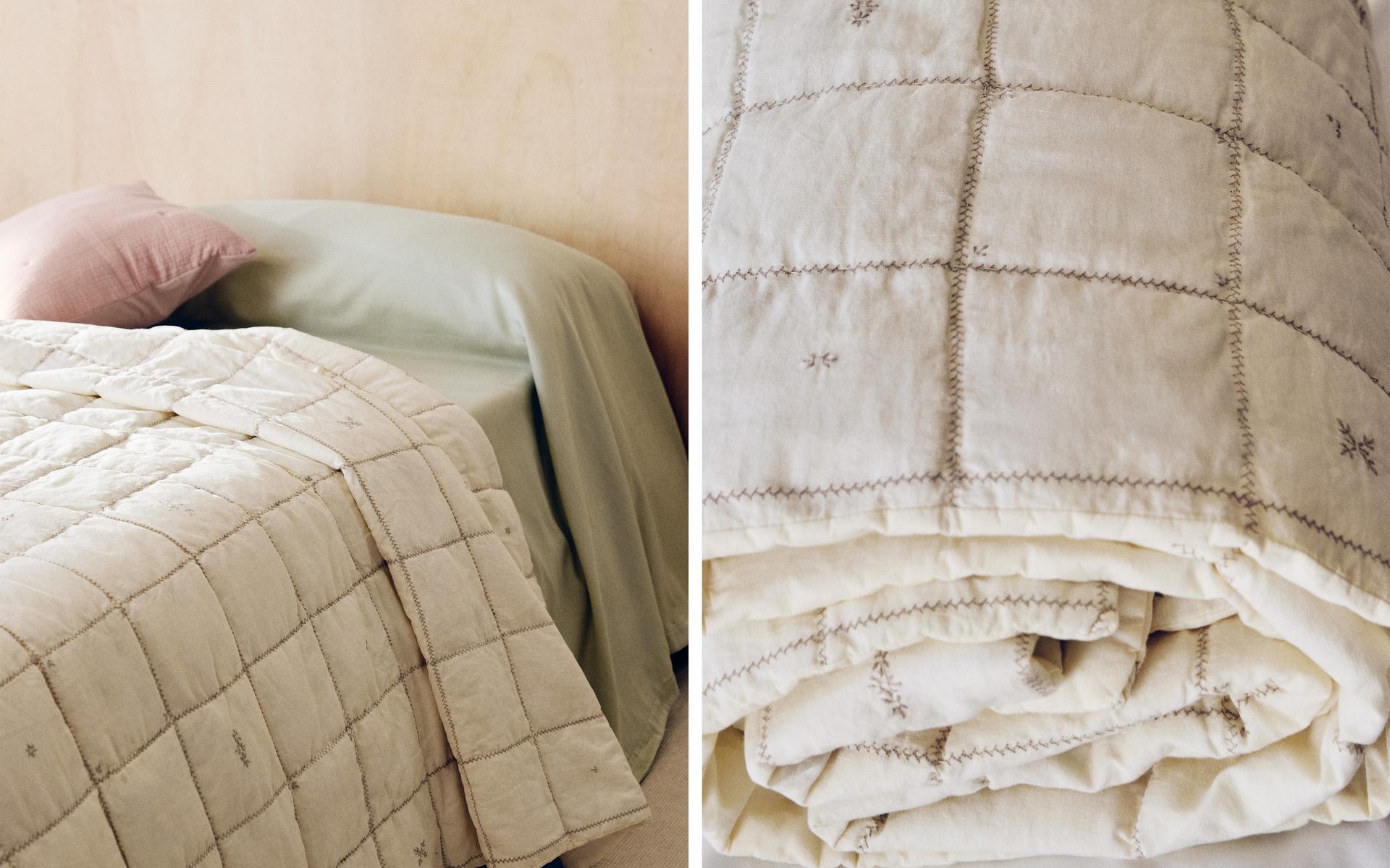 KIDS' PATCHWORK QUILTED BEDSPREAD