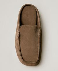 LEATHER MULE LOAFERS