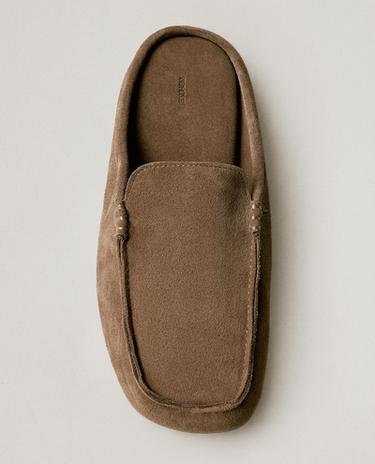 MOCASSINO SLINGBACK PELLE