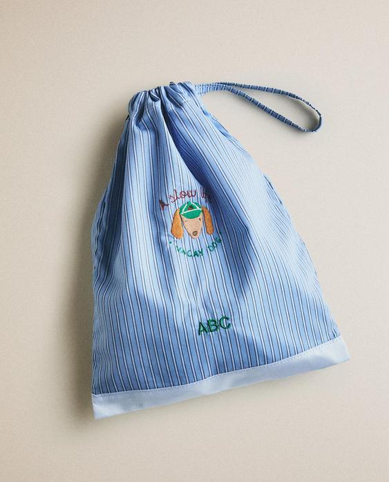 CHILDREN'S DOG LAUNDRY BAG