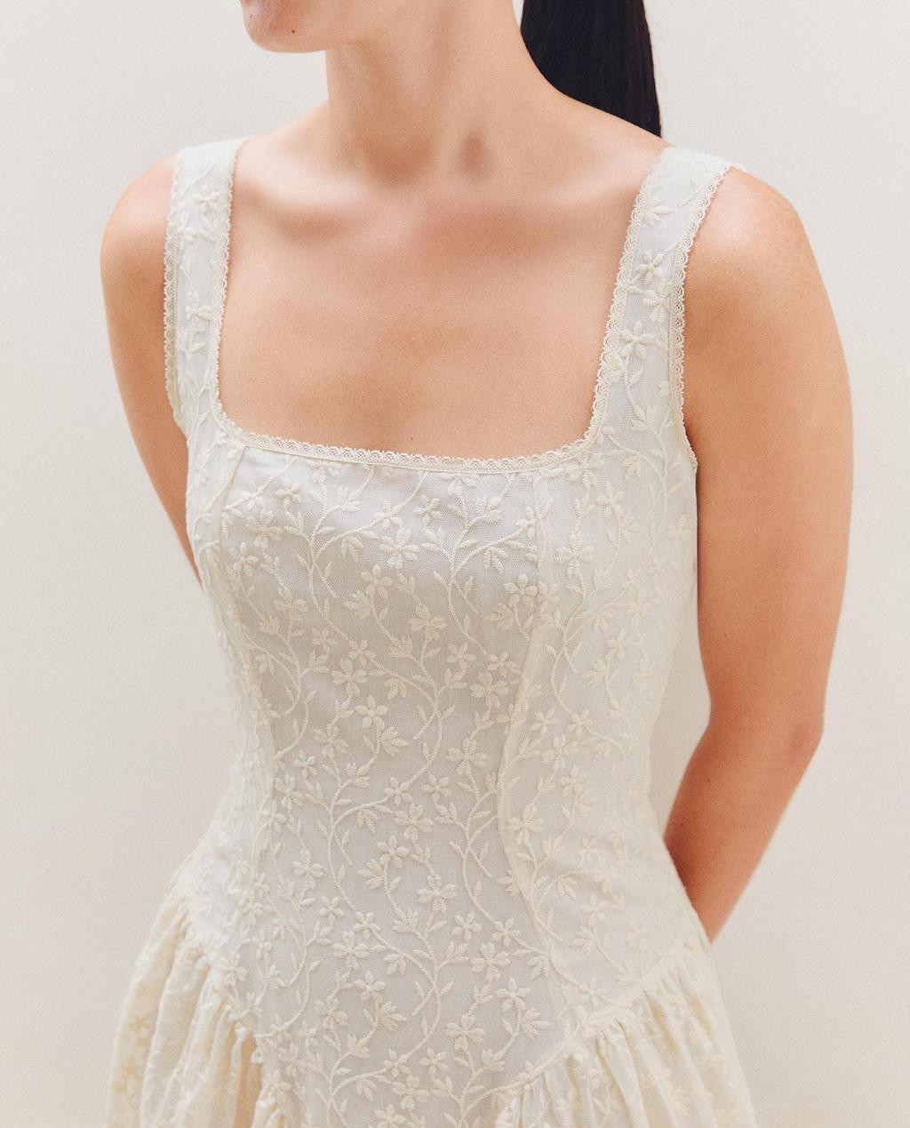 VESTIDO ALGODÓN FLORES