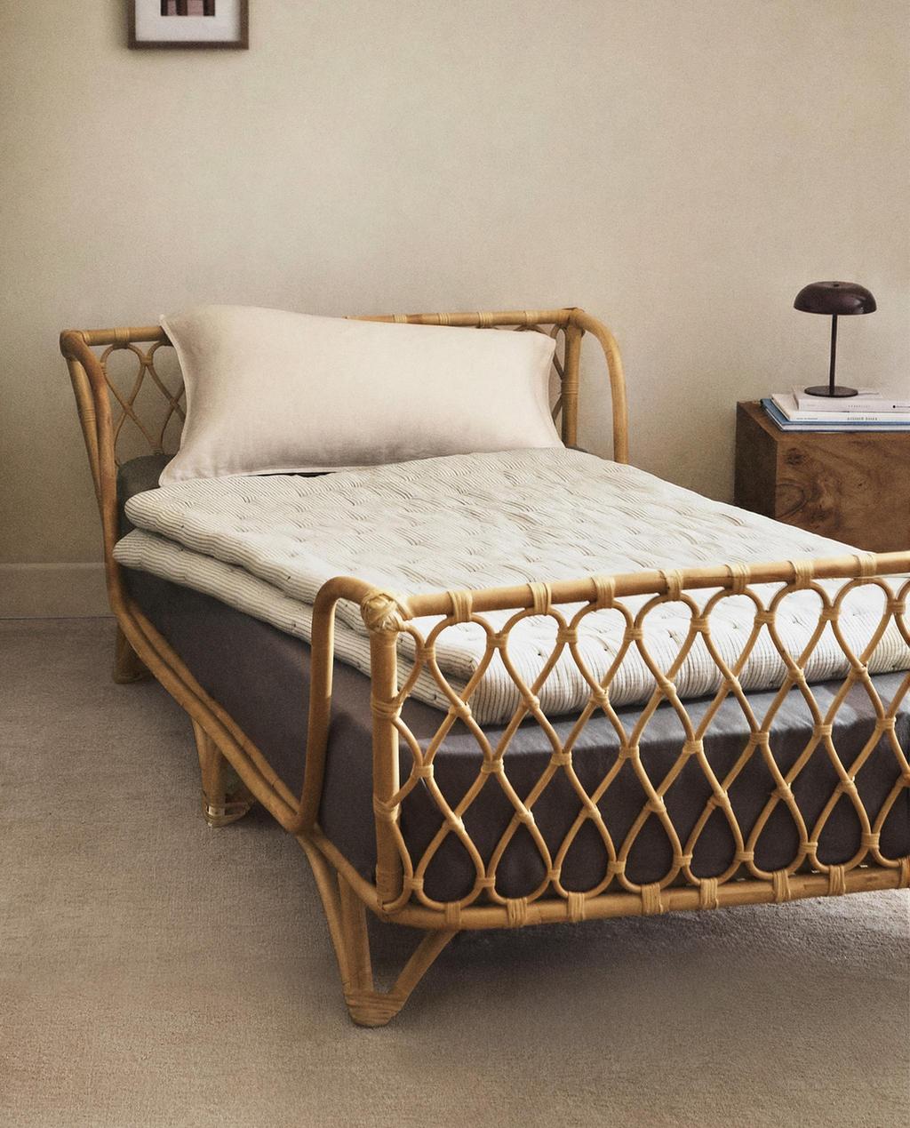 RATTAN BED FRAME