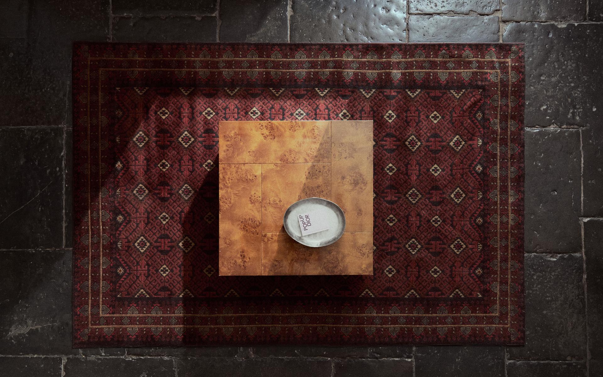 TAPIS EFFET VINTAGE LAINE