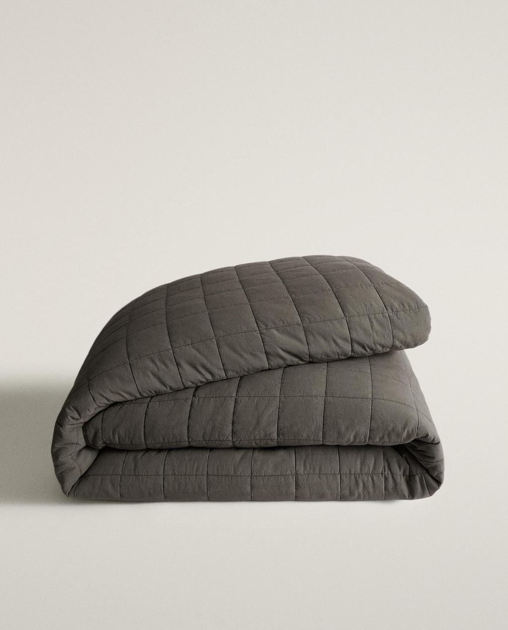 180-THREAD-COUNT PERCALE COTTON SQUARE QUILT