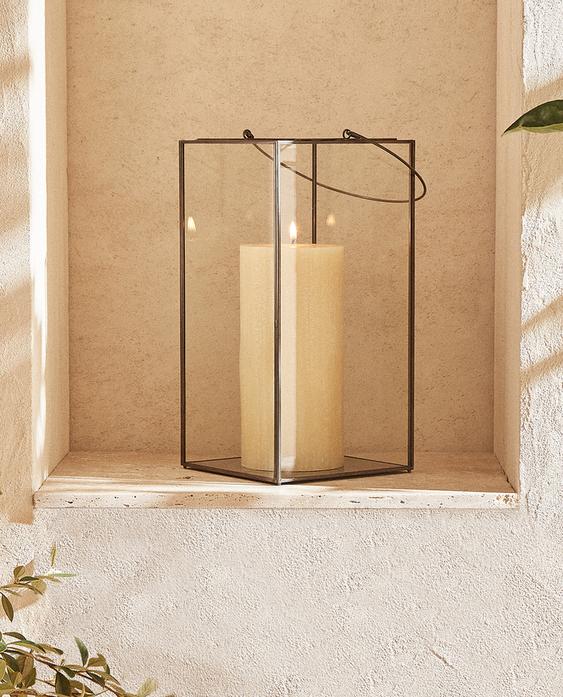 LANTERNE FER ET VERRE NON RECYCLABLE LANTERNE FER ET VERRE NON RECYCLABLE