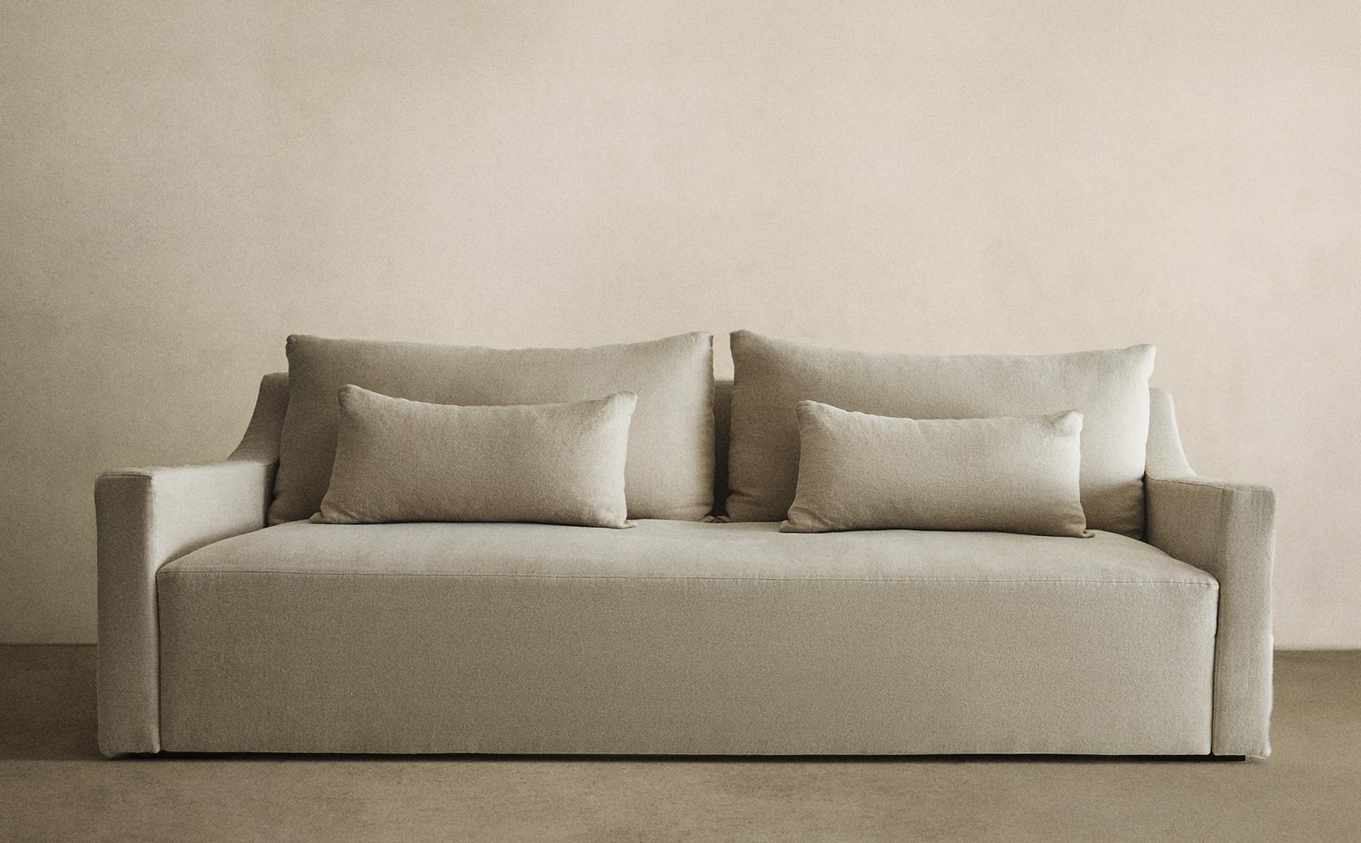 WASHED LINEN COUCH