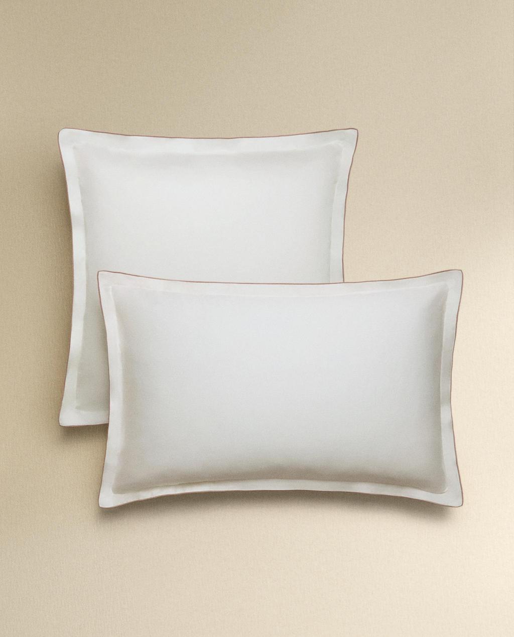 OVERLOCK SATEEN PILLOWCASE