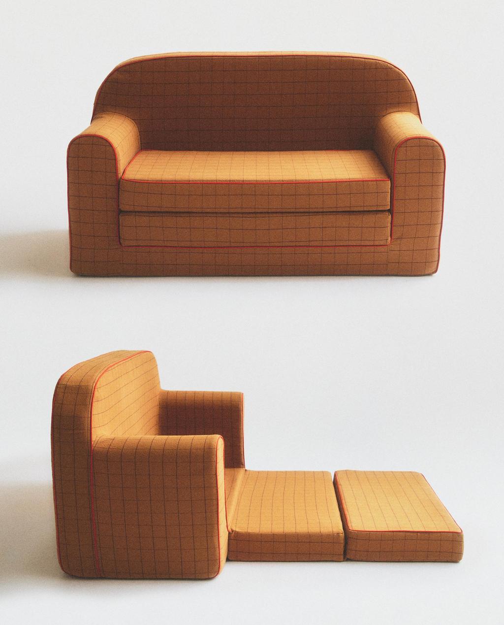SOFÀ INFANTIL EXTENSIBLE DE QUADRES
