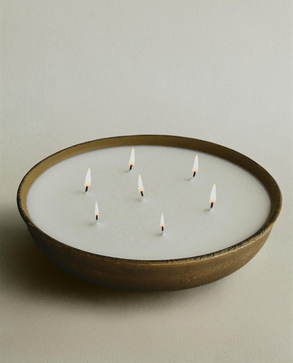 (1200 G) BOUGIE PARFUMÉE INCENSE LEATHER
