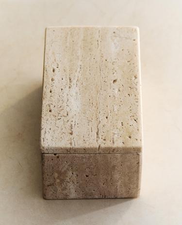 LARGE MARBLE BATHROOM ORGANISER BOX