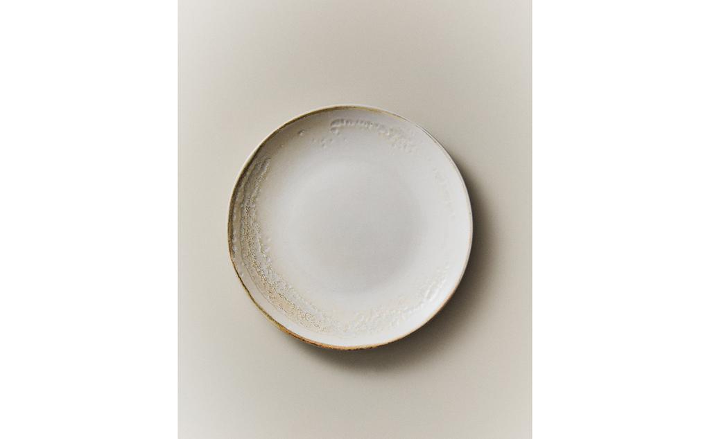 STONEWARE DESSERT PLATE