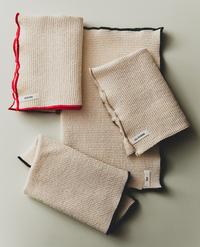 PACK OF WAFFLE-KNIT TEA TOWELS (PACK OF 4)