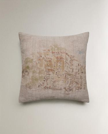 LANDSCAPE PRINT CUSHION COVER