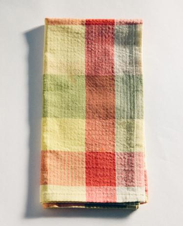 PACK SERVILLETAS ALGODÓN CUADROS (PACK DE 2)