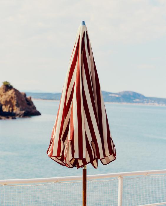 ASH UMBRELLA WITH CONTRAST PIPING