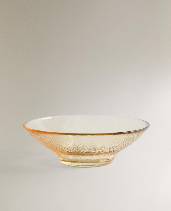BOL EN VERRE TEXTURÉ