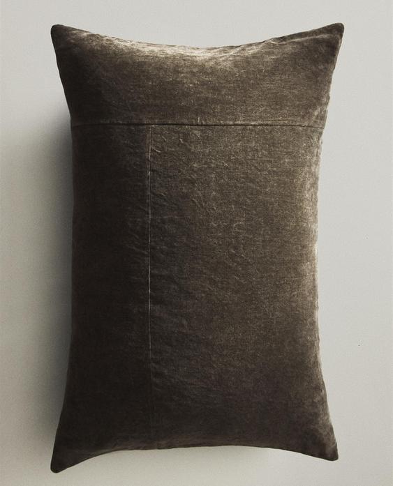 WASHED VELVET CUSHION COVER