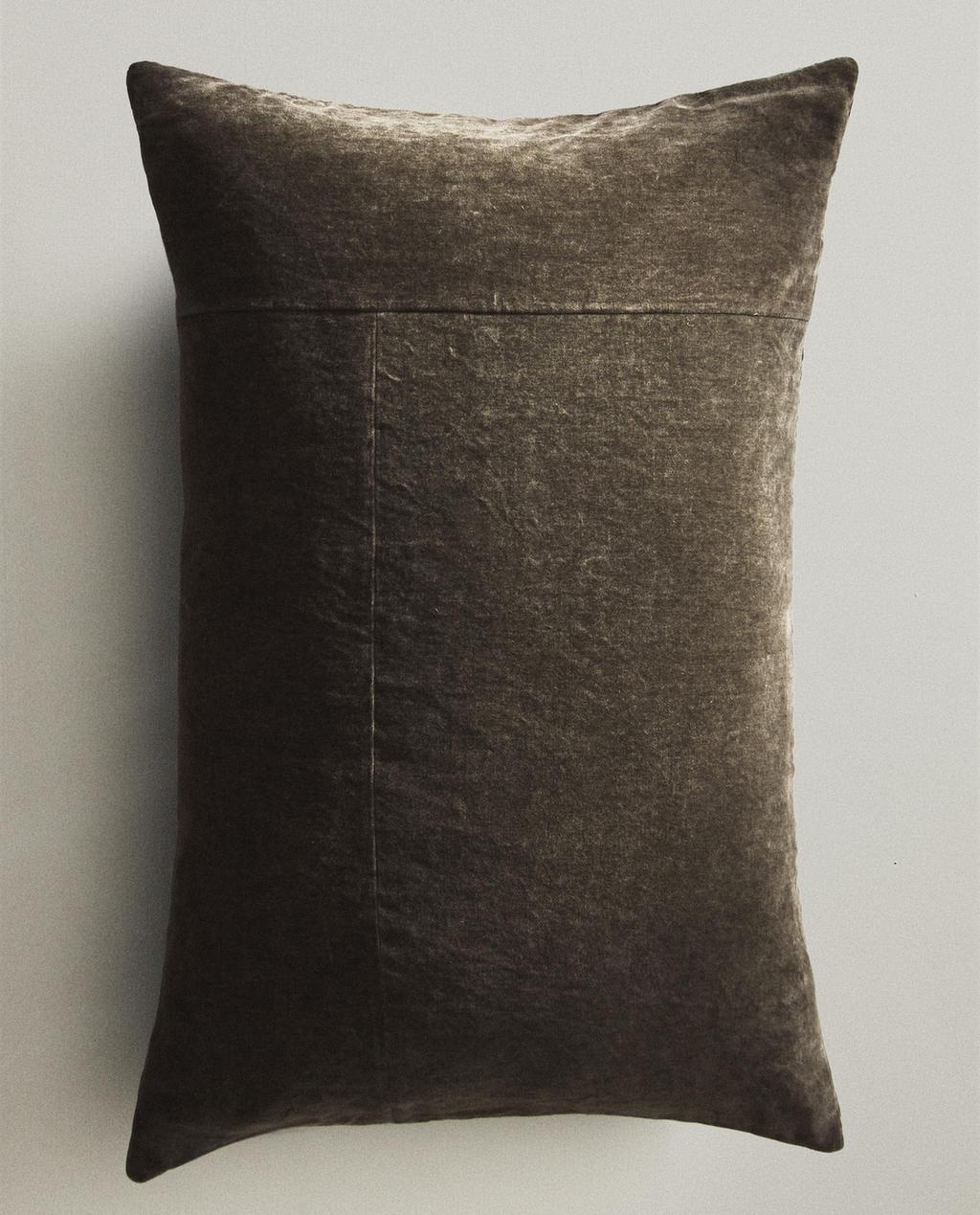 WASHED VELVET CUSHION COVER