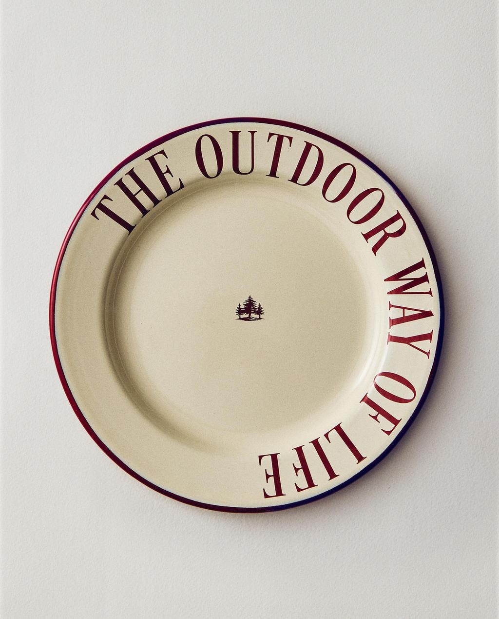 STEEL CAMPING PLATE