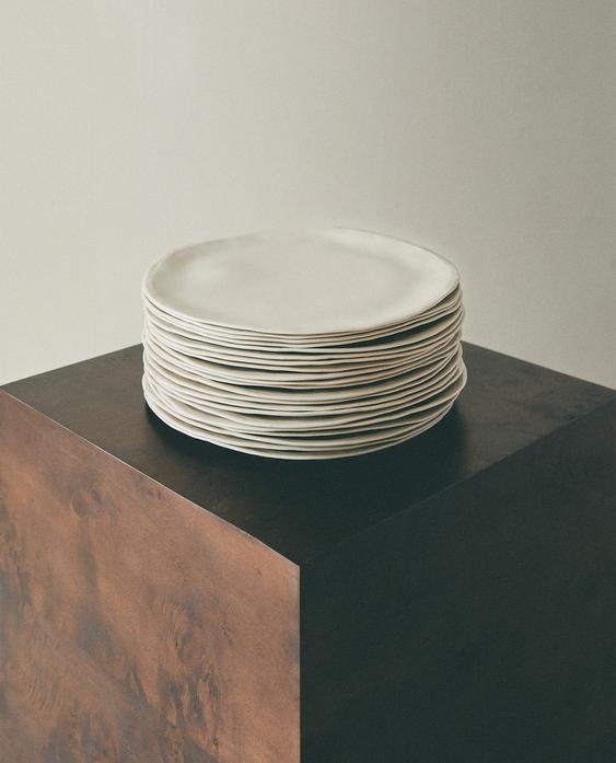 ASSIETTE PLATE GRÈS