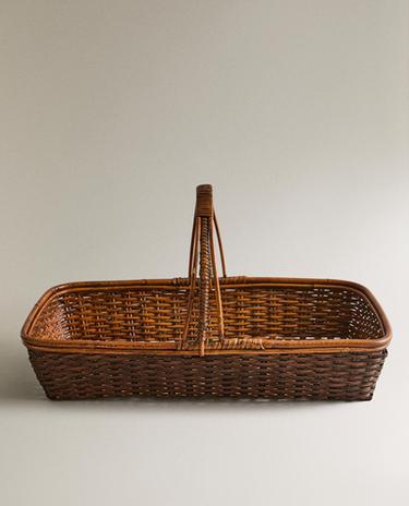 LONG RATTAN BASKET
