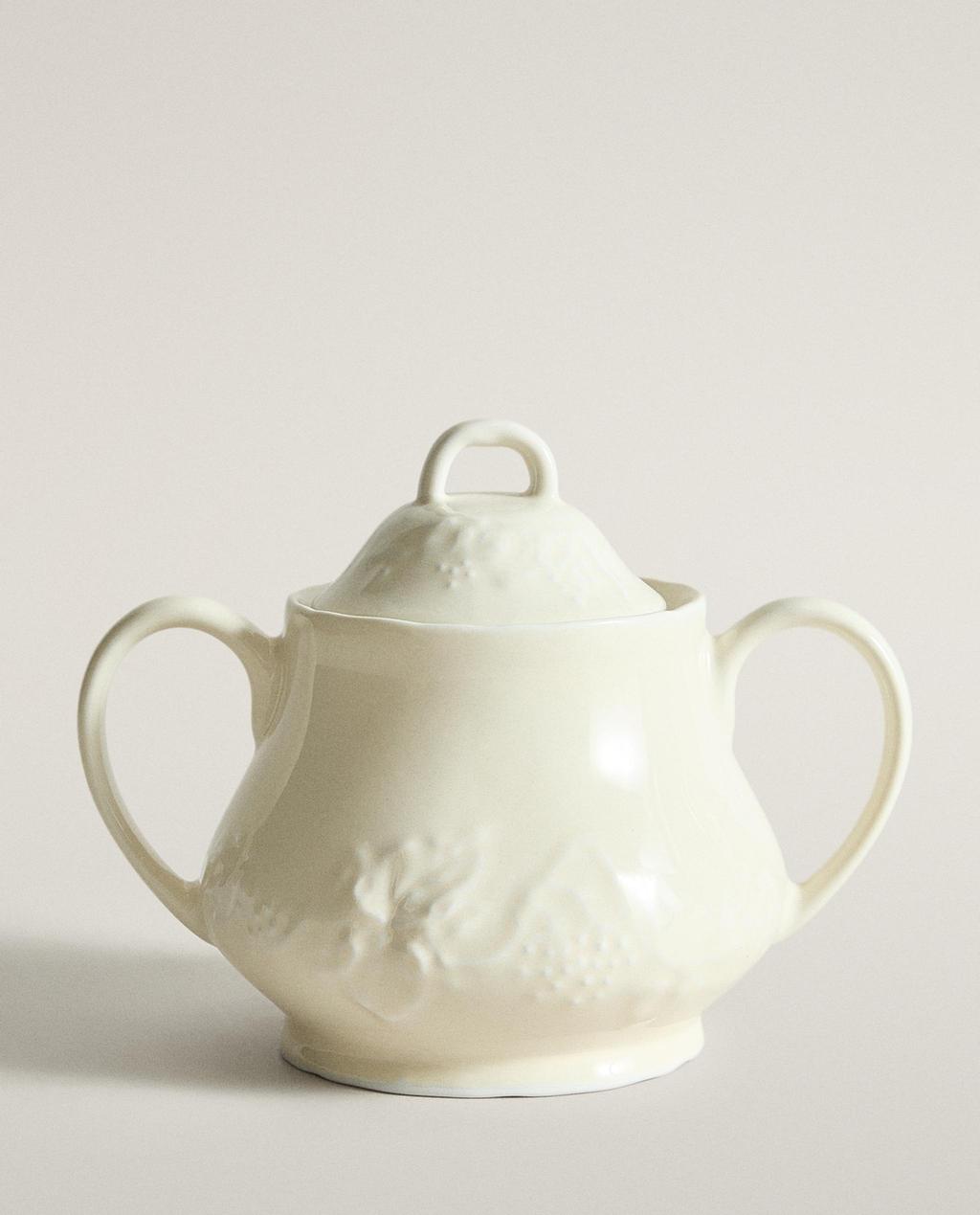 GRAPE PORCELAIN SUGAR BOWL