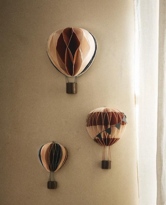 BALON KERTAS WARNA-WARNI DINDING (21 CM)
