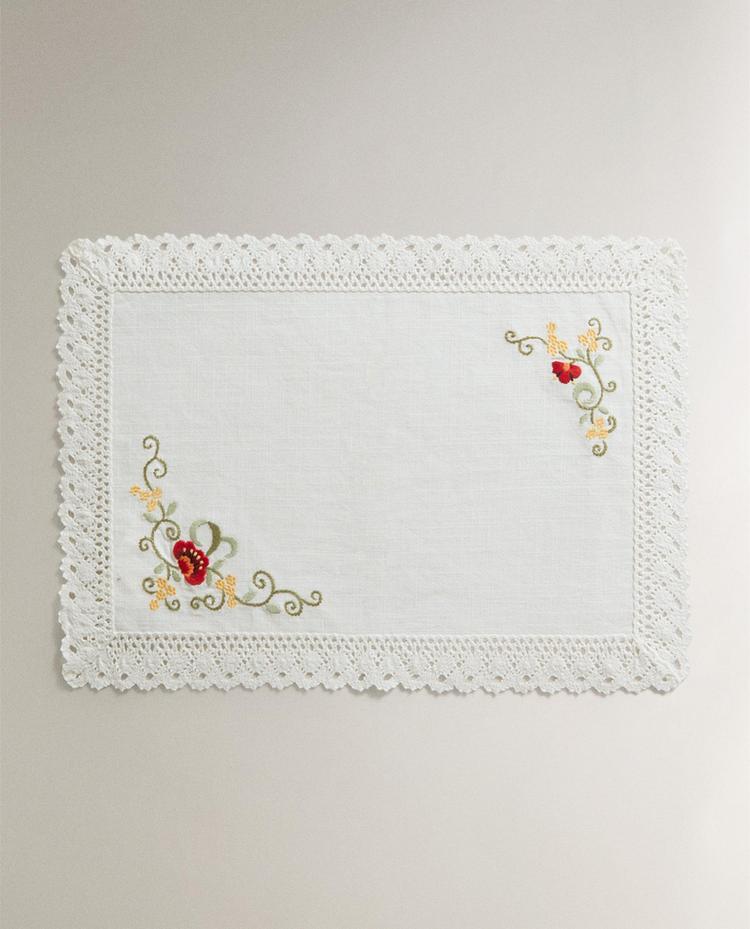 FLORAL COTTON PLACEMAT