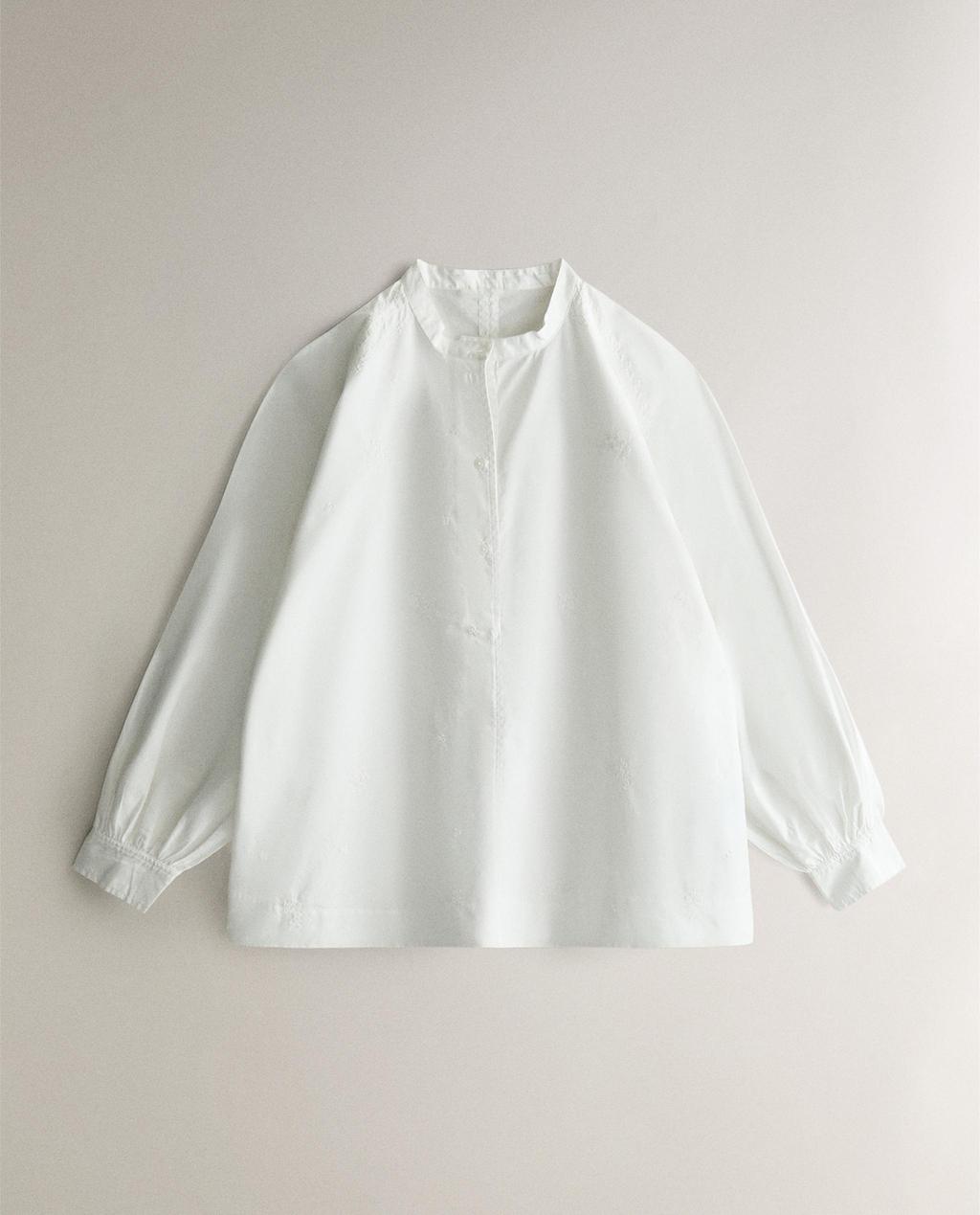 EMBROIDERED COTTON SHIRT