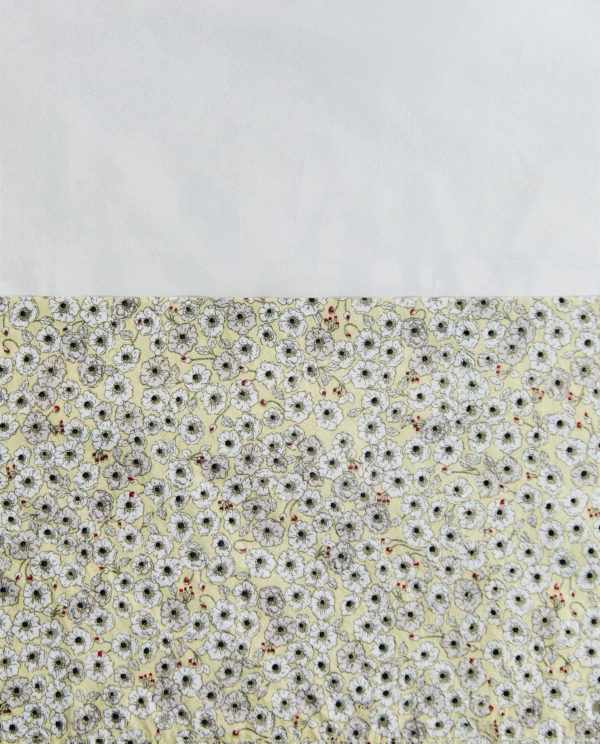 CHILDREN’S FLORAL PRINT FLAT SHEET